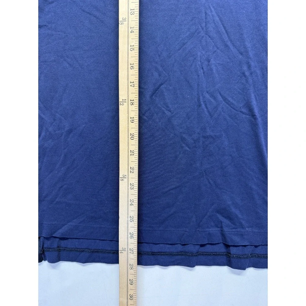 Polo Ralph Lauren Golf‎ Polo Shirt Mens Small Navy Blue Cotton Side Slits Tennis